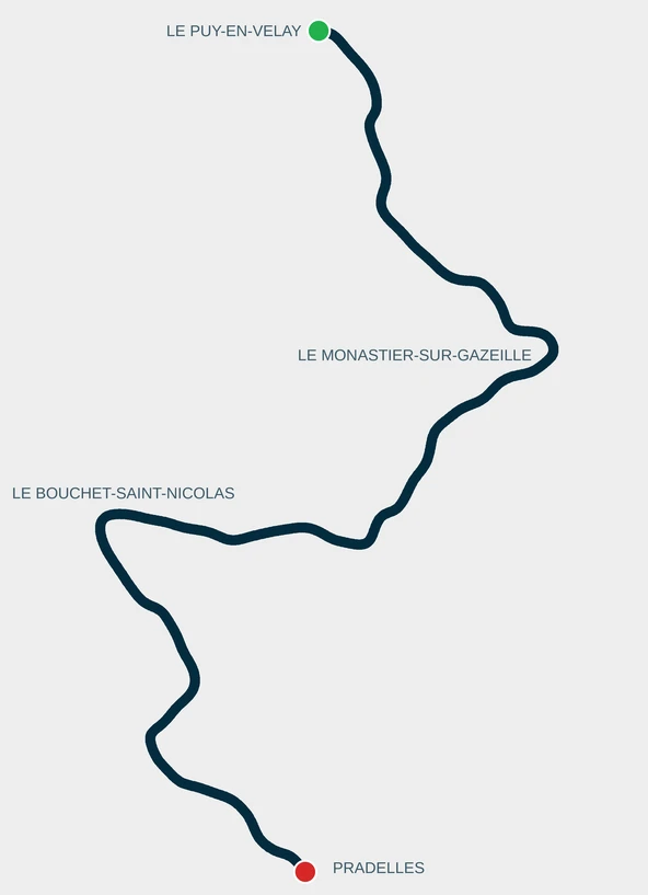 4 jours sur le Chemin de Stevenson du Puy à Pradelles